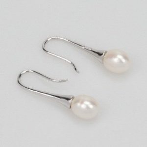 Home 63 Pearl Horn Earrings