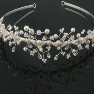 Pearl & Crystal Tiara