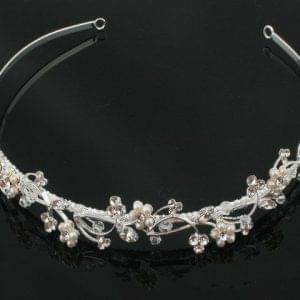 Sparkling Floral Pearl & Crystal Headband
