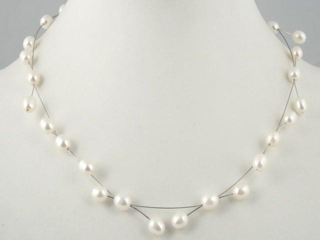 Pearl Oval Design Necklace