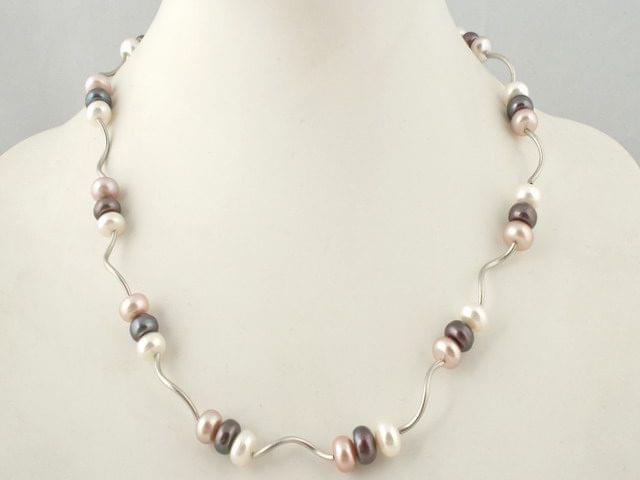 Pearl Wave Necklace