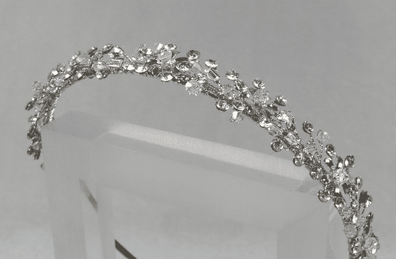 Rhinestone Spring Bouquet Tiara