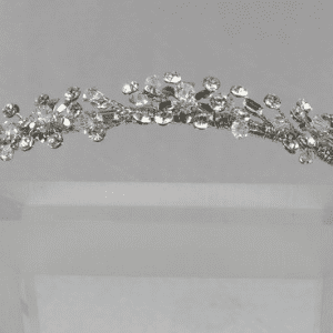 Rhinestone Spring Bouquet Tiara