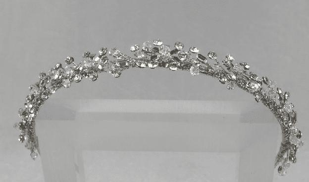 Rhinestone Spring Bouquet Tiara