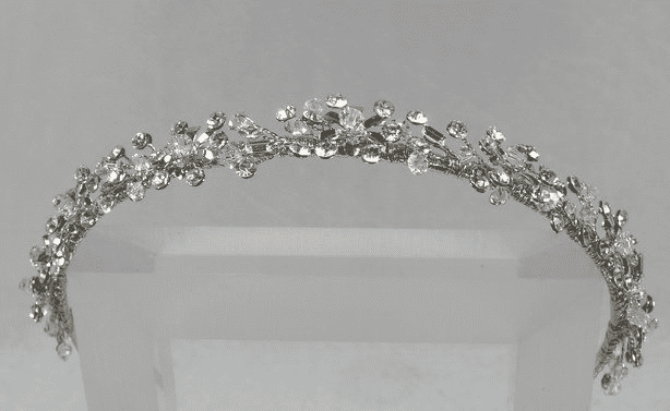 Rhinestone Spring Bouquet Tiara