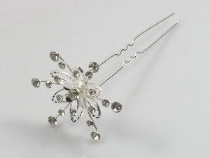 Rhinestone Flower Hair Pin