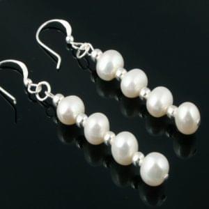 Freshwater Four Drop Earrings