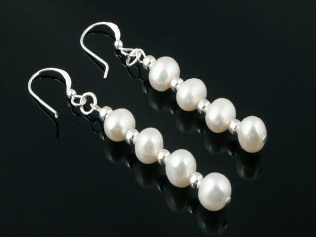 Freshwater Four Drop Earrings