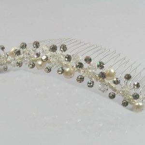 Pearl & Rhinestone Comb