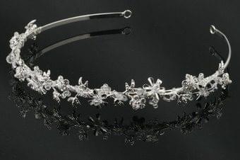 Sparkling Floral Rhinestone & Crystal Headband