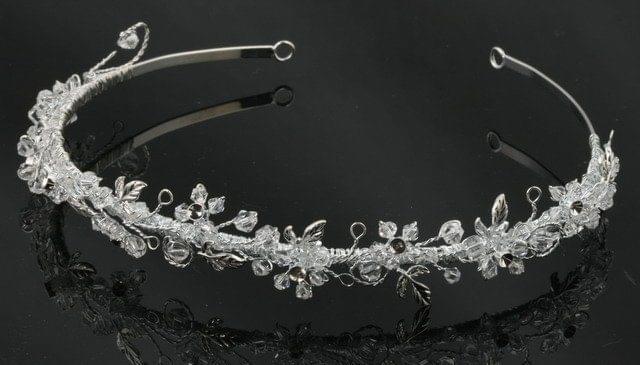 Dazzling Crystal Floret Headband - Image 2