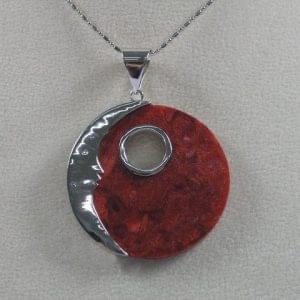 Red Coral Pendant