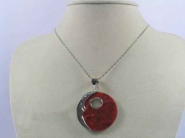 Red Coral Pendant