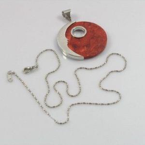 Red Coral Pendant