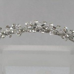 Rhinestone Spring Bouquet Tiara