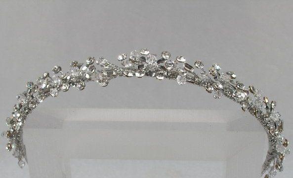 Rhinestone Spring Bouquet Tiara