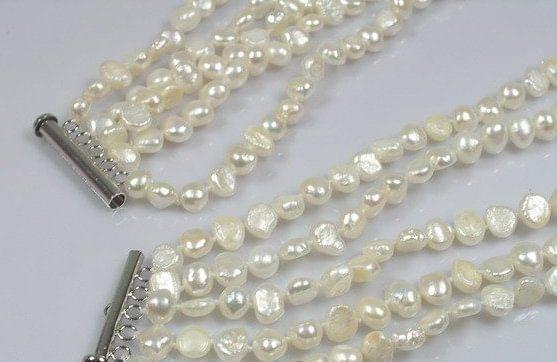 Five Strand Pearl Necklace