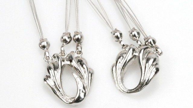 Pearl Multi Coloured Floating Necklace - Image 2