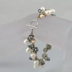 Pearl Charm Style Bracelet