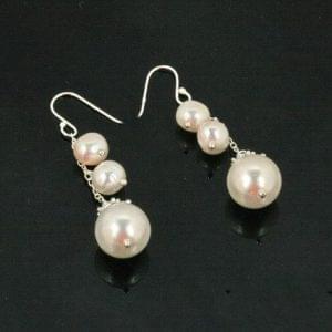 Elegant Drop Pearl Earrings