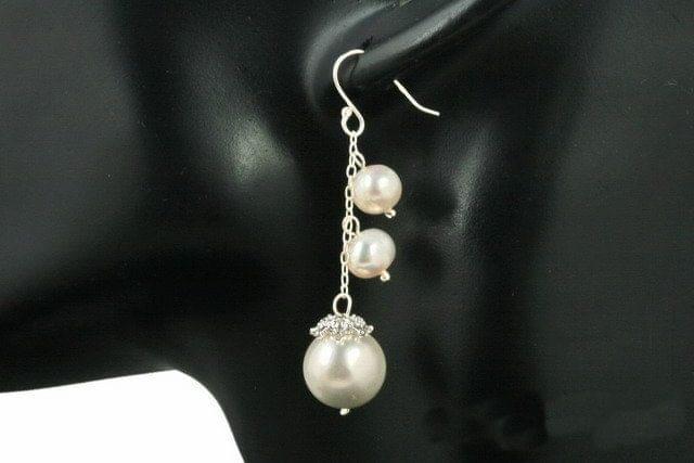 Elegant Drop Pearl Earrings