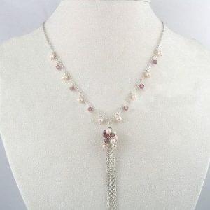 Pearl & Crystal Necklace