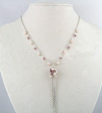 Pearl & Crystal Necklace