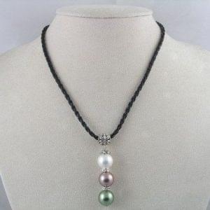 Multi Colour Pearl Pendant